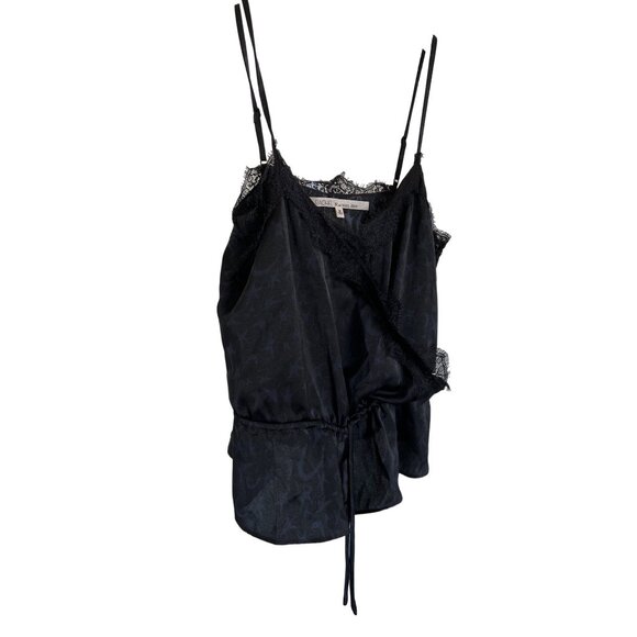 Rachel Roy Moon & Star Print Lace Trim Sleep Top - Picture 3 of 5